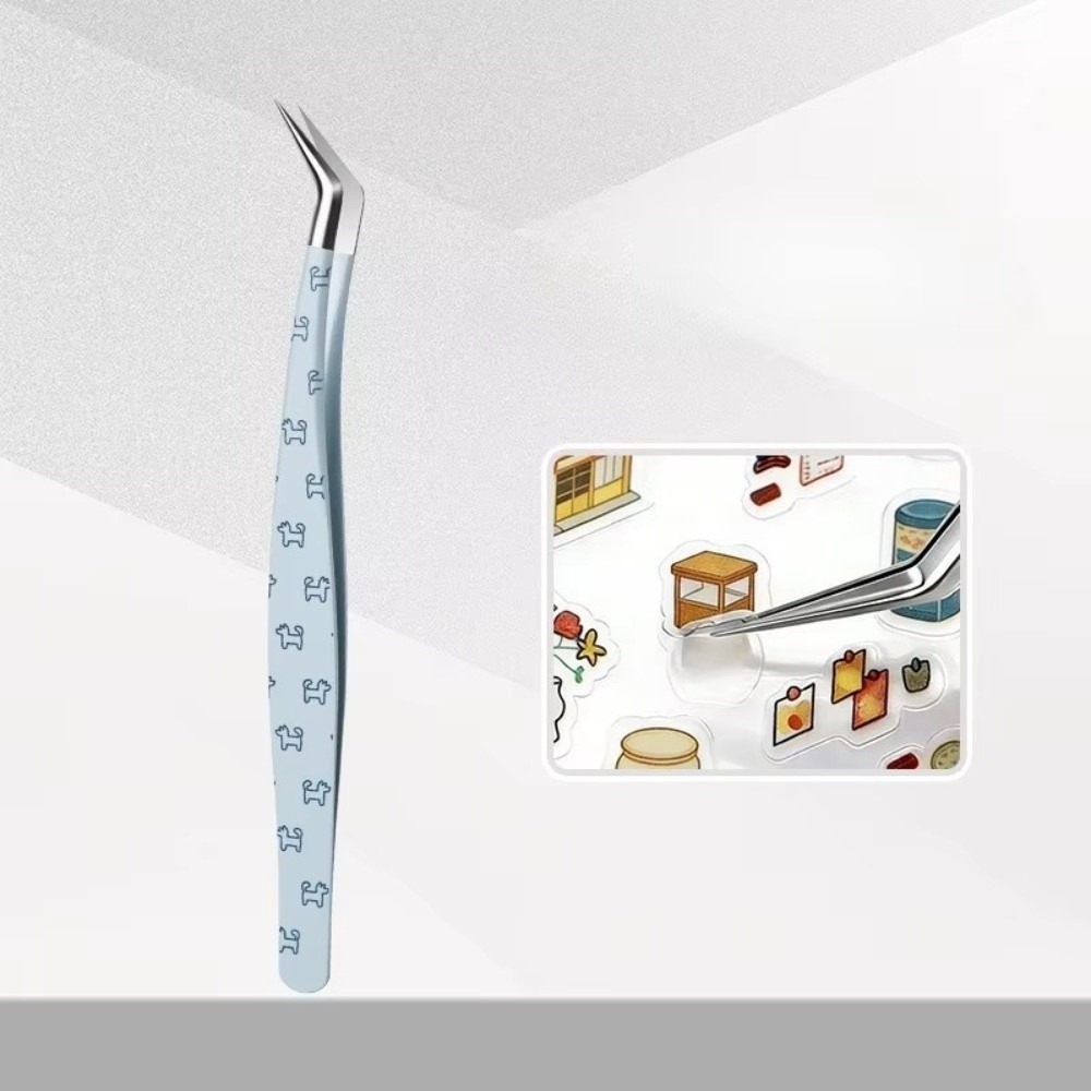 Lash Mapping Sticker - Paslanmaz Çelik Kavisli Çıkartmalar Cımbız Yüksek