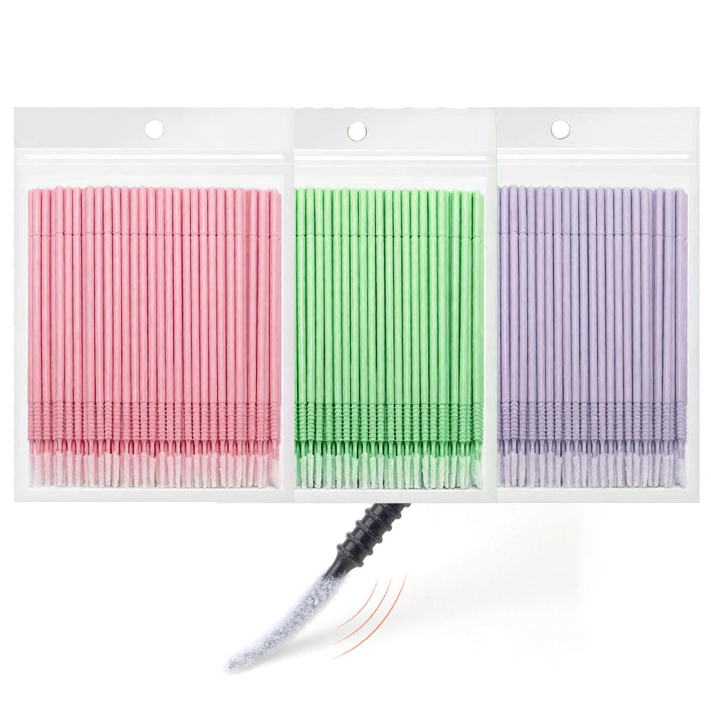 Eyelash Extension Glue Remover - 500 adet Kirpik Uzatma Temizleme Çubukları
