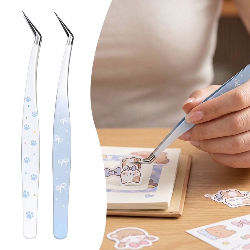 Lash Mapping Sticker - Paslanmaz Çelik Kavisli Çıkartmalar Cımbız Yüksek