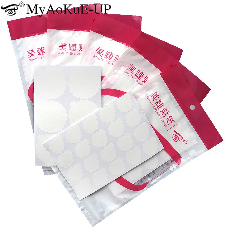 Lash Mapping Sticker - 1 paket kirpik uzatma tutkal çıkartmalar