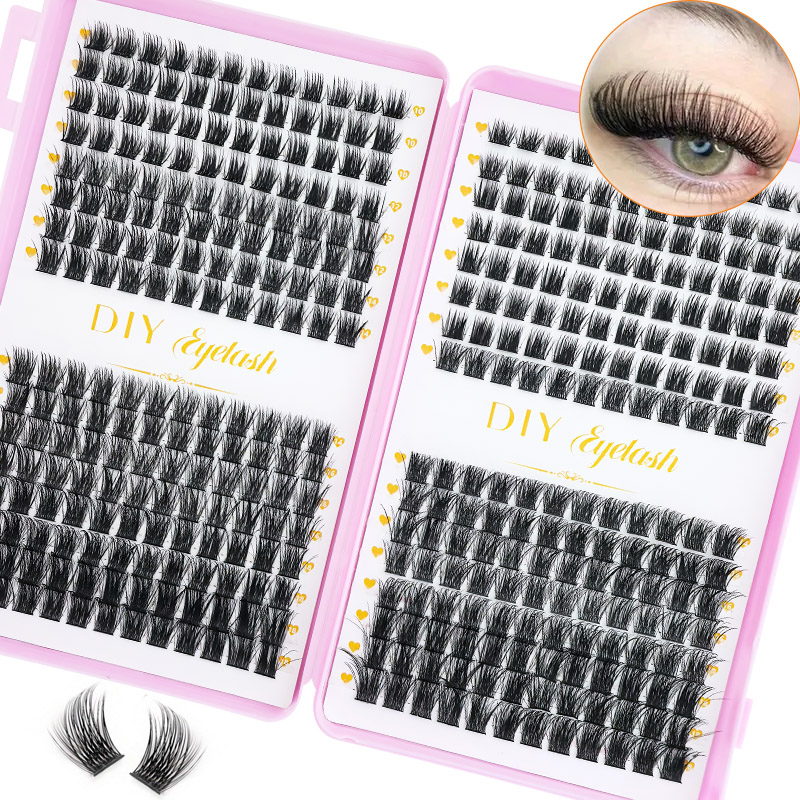 Eyelash Extension Home Service - 384PCS Kirpik Uzatma Kitabı (D-Curl Teknolojisi