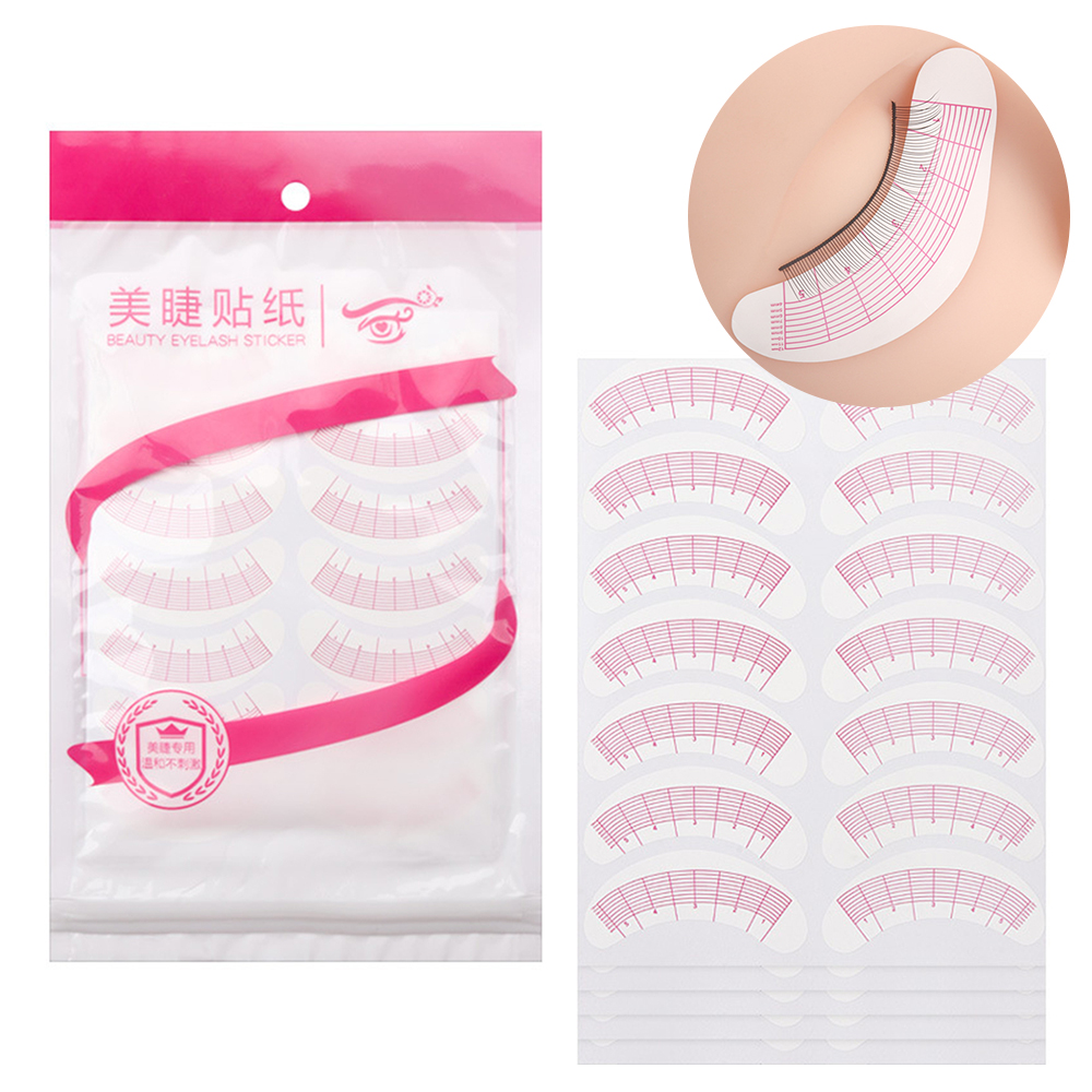 Lash Mapping Sticker - 70 Pairs kirpik haritalama çıkartmalar kirpik