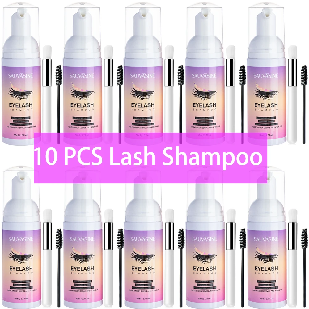 Eyelash Extension Glue Remover - 5/10 adet 50ML kirpik uzatma şampuan