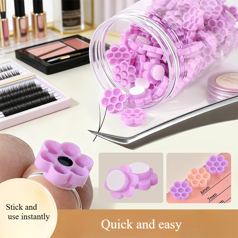 Eyelash Extension Guide - 120 adet kirpik uzatma tutkal tutucu