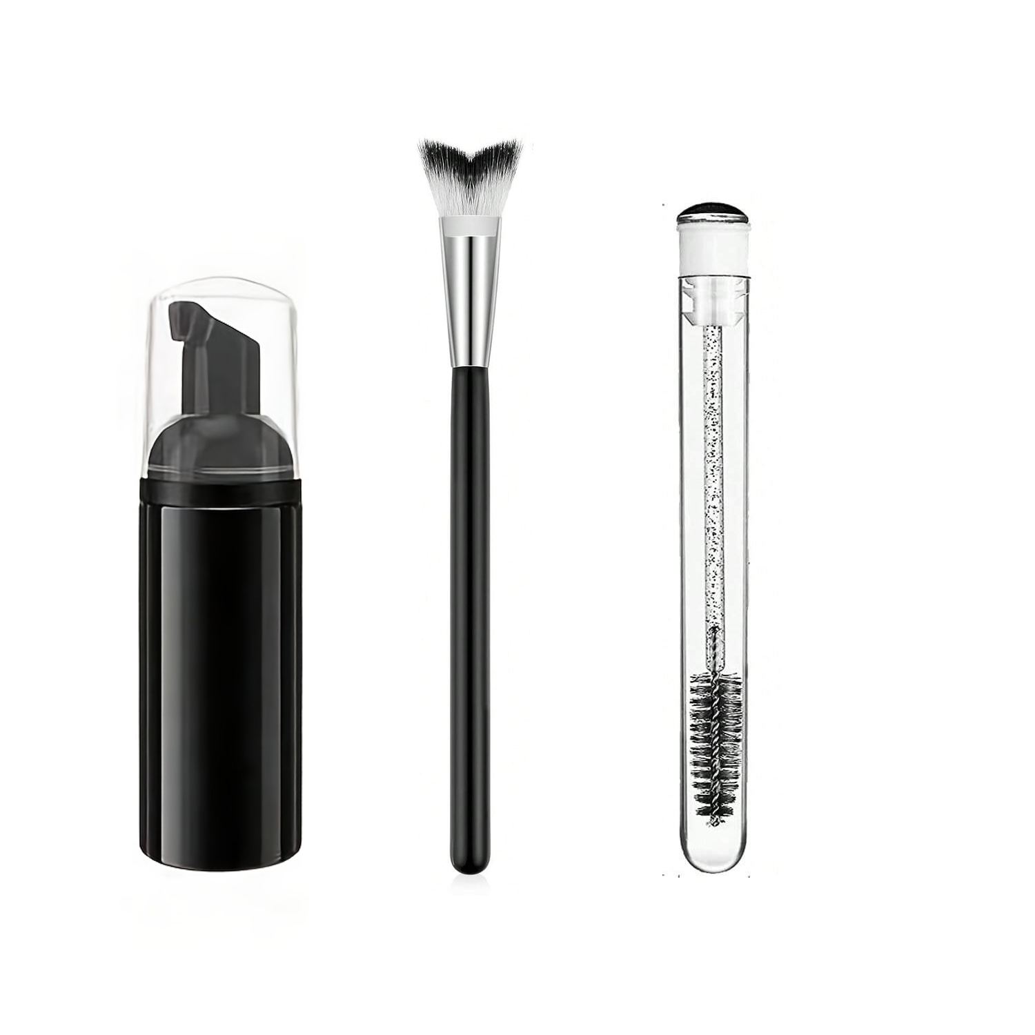 Eyelash Extension Guide - Profesyonel Kirpik Uzatma Temizleme Seti, Şampuan