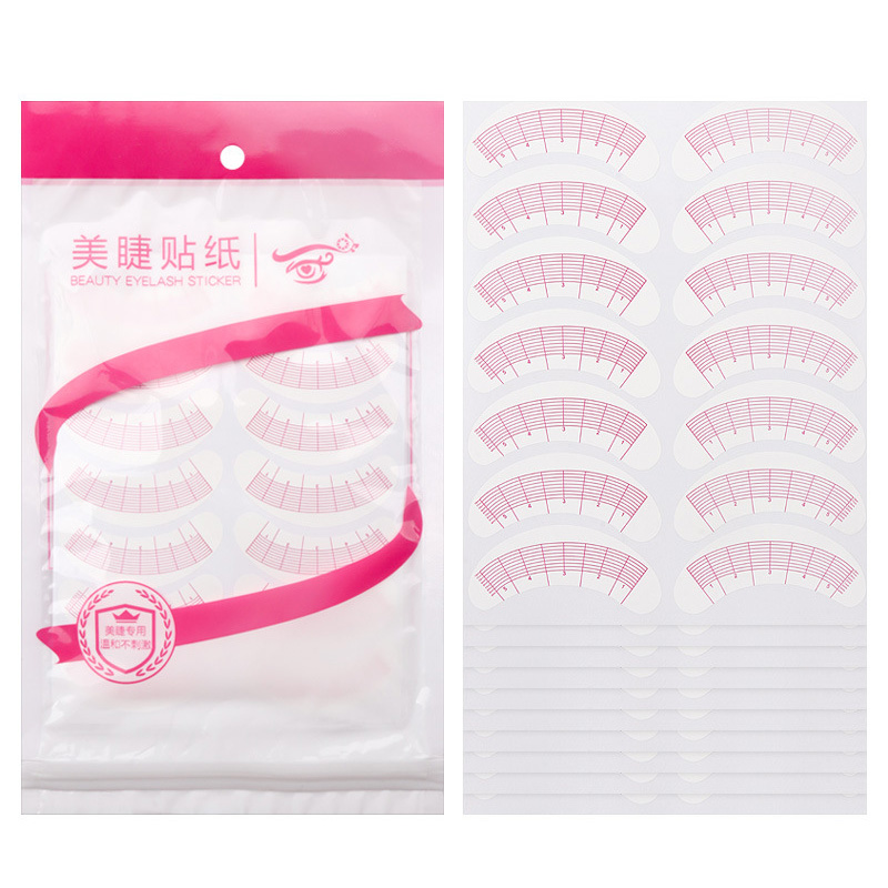 Lash Mapping Sticker - 70 çift kirpik haritalama çıkartmalar göz
