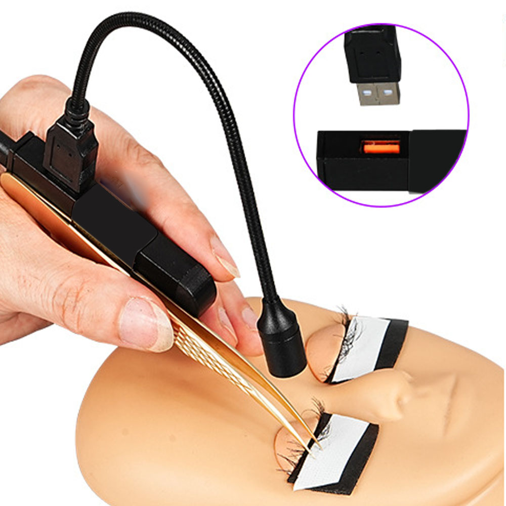 Eyelash Extension Uv Glue - USB lamba başlığı El Tipi Cımbız