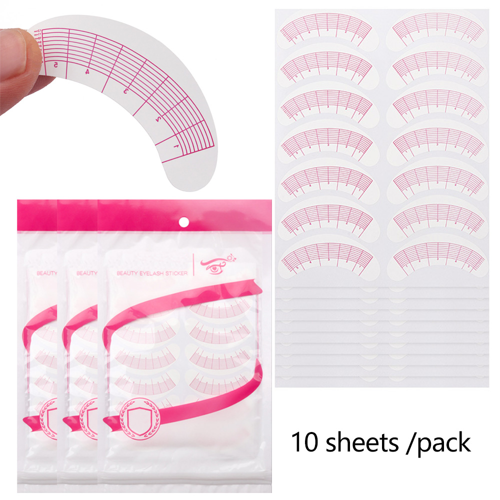 Lash Mapping Sticker - 2/5 Paket Kirpik Haritalama Etiketleri Göz