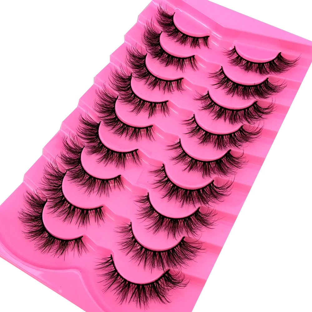 Eyelash Extension Volume Cat Eye - AMSDCN 9 Çift Vizon Kirpikler Kabarık