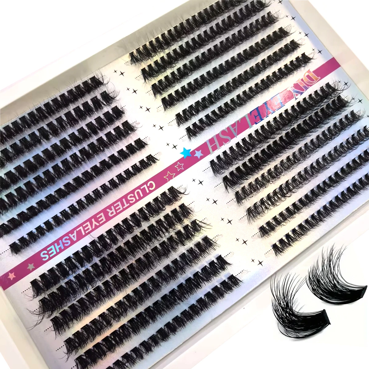 Eyelash Extension Home Service - AMSDCN 30P-100P Karışık Kabarık Tekli Kirpik