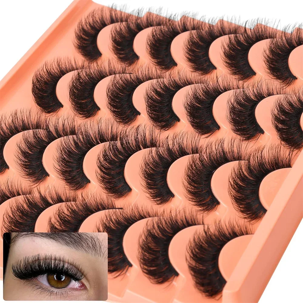14 Çift Doğal Görünümlü Suni V - Eyelash Extension Volume Cat Eye incelemesi ve fiyatı