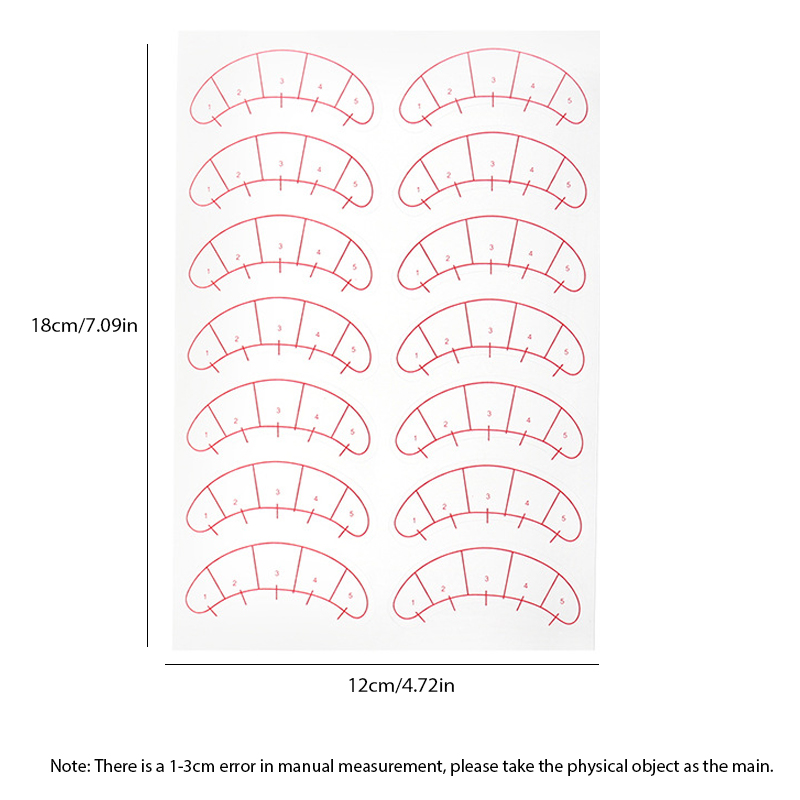 70/140 Çift Kirpik Haritalama  - Lash Mapping Sticker incelemesi ve fiyatı