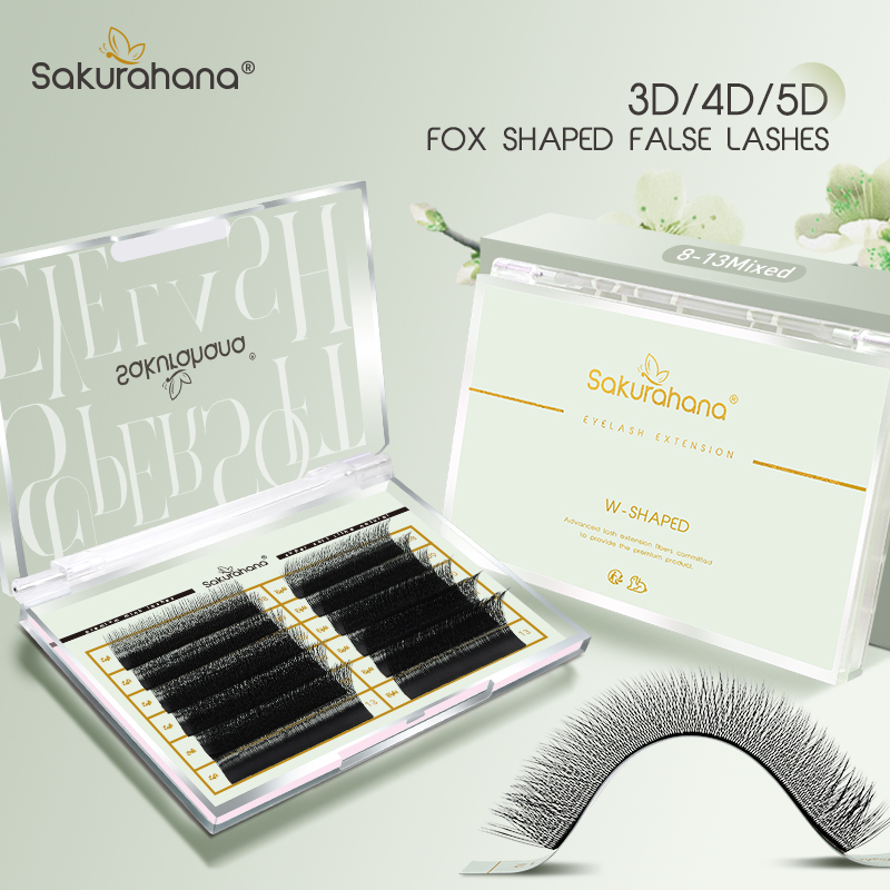 SAKURAHANA Fox 3D 4D 5D Şekill - Eyelash Extension Volume Cat Eye incelemesi ve fiyatı