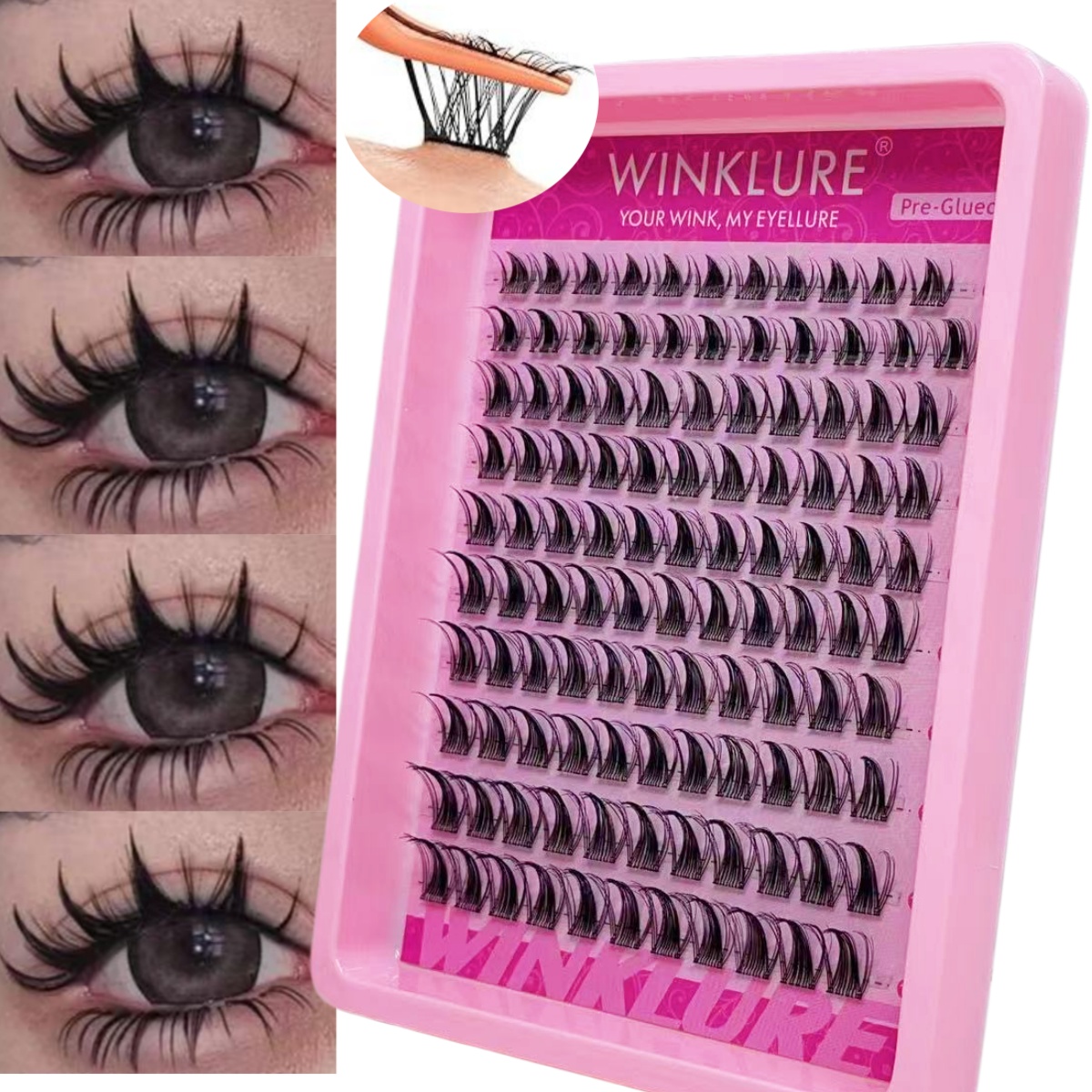WINKLURE Kendinden Yapışkanlı  - Eyelash Extension Volume Cat Eye incelemesi ve fiyatı